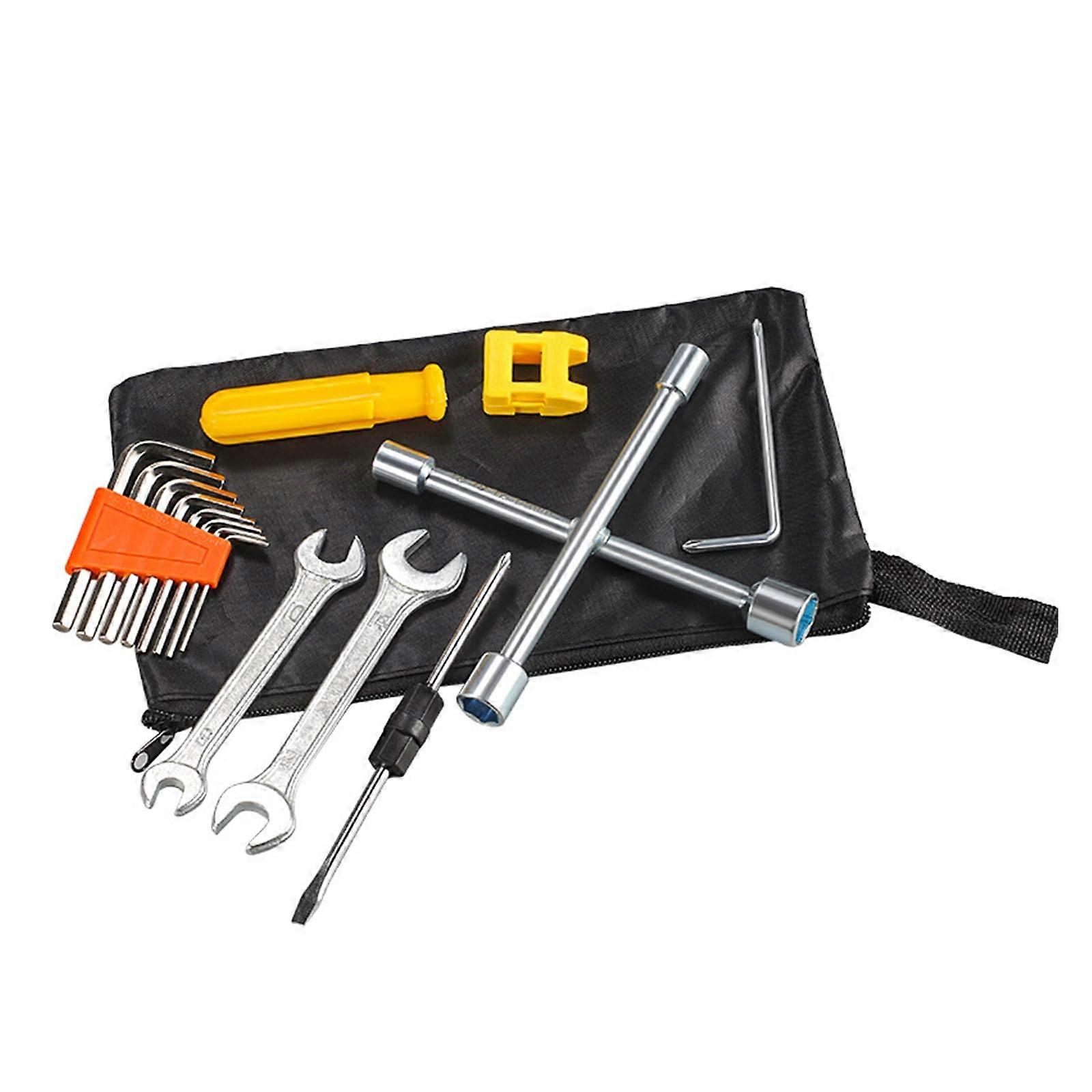 Compact Electric Scooter Tool Kit Chain Blocks Bolt Wrench For Technicians And Enthusiasts Alike