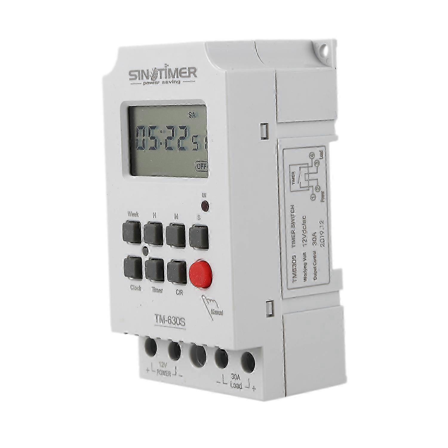 Tm630S-4 12V Seconds Control Timer Switch Screen Digital Display Hot Pin Voltage Output Time Contr