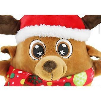 13.7" Animated Musical Reindeer Figure Kids Soft Plush Stuffed Toy