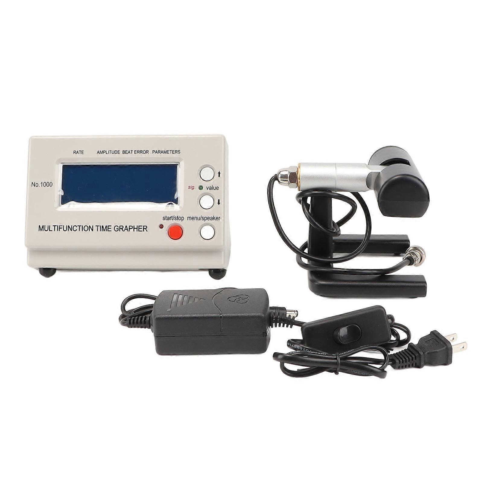Timegrapher No.1000 Multifunctional LCD Display Screen Tester Calibration Tool Watch Timing Machine for Watchmaker