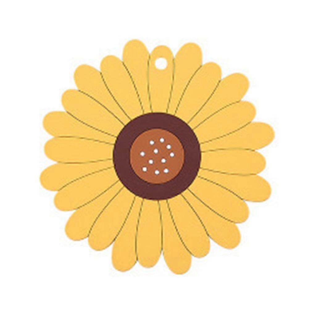 Decorative Sunflower Dining Tableware Pot Mat Non-Slip Cup Coaster Pad Kitchen
