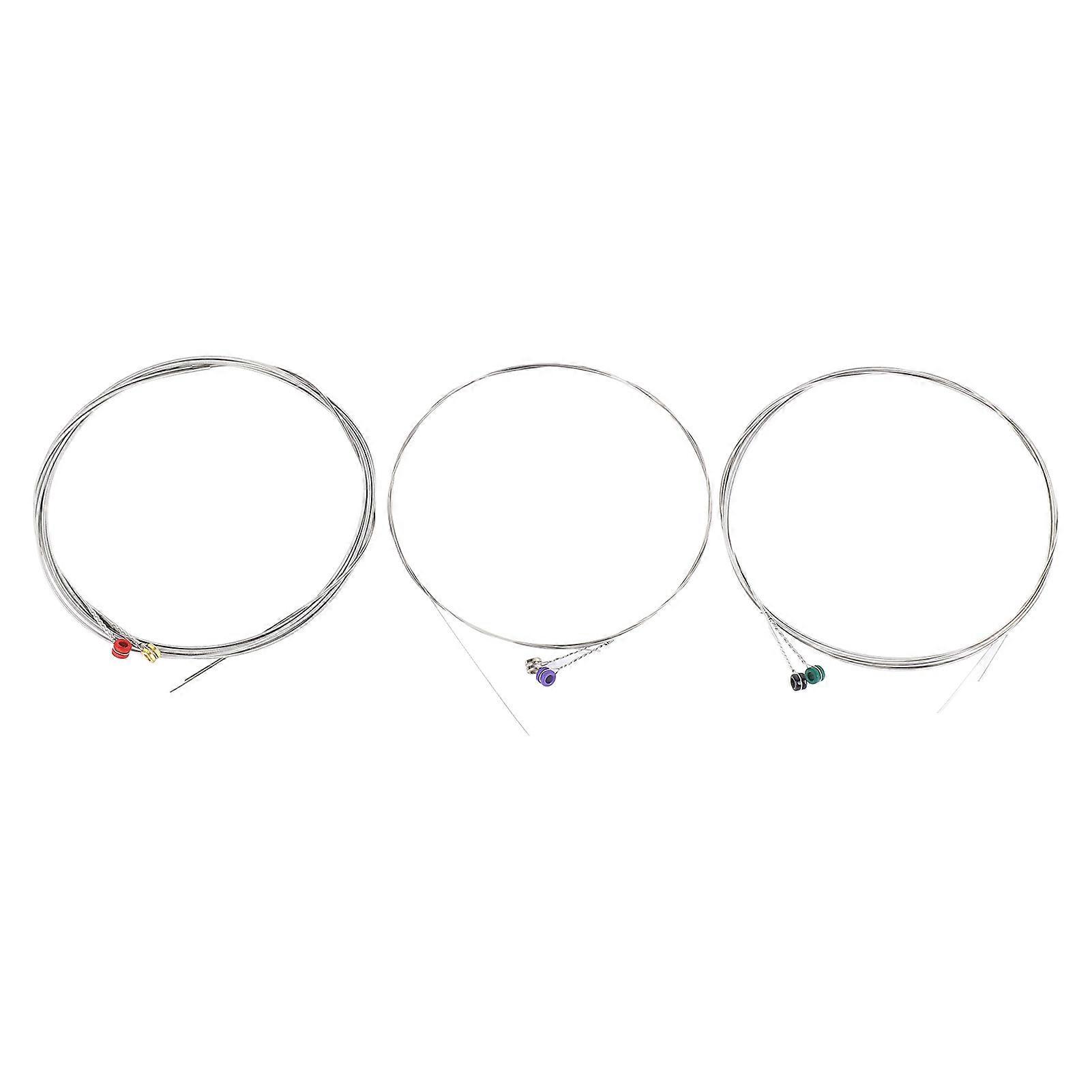 Electric Guitar Strings 6 String Set Replacement Kit Nickel Alloy Accessories Silver