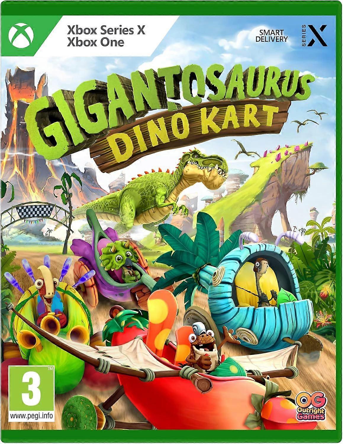 Gigantosaurus Dino Kart Xbox SX Game (Compatible with Xbox One)