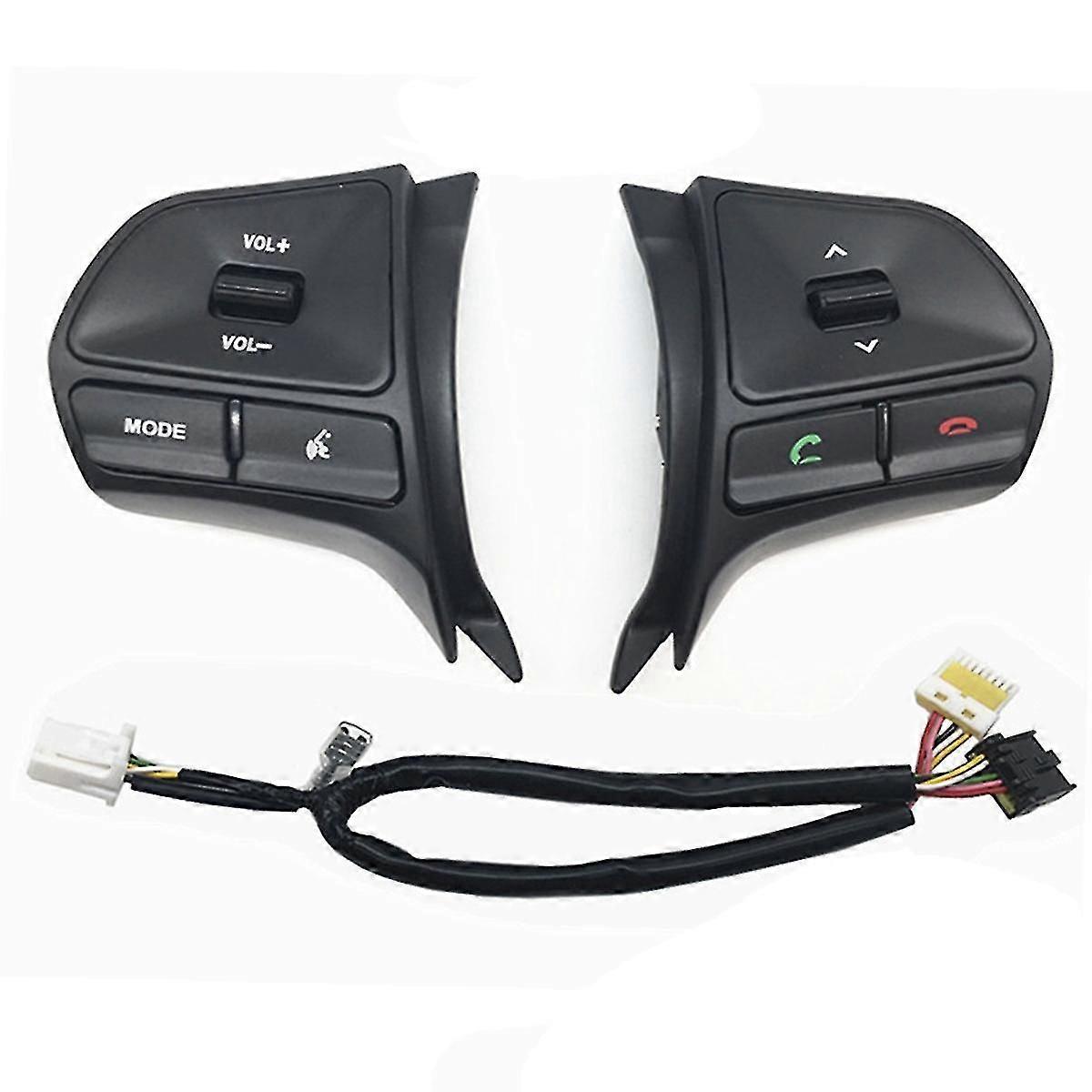 For K2 2011-2014 Multifunction Steering Wheel Control Button Audio Phone Volume Switch With Backlig