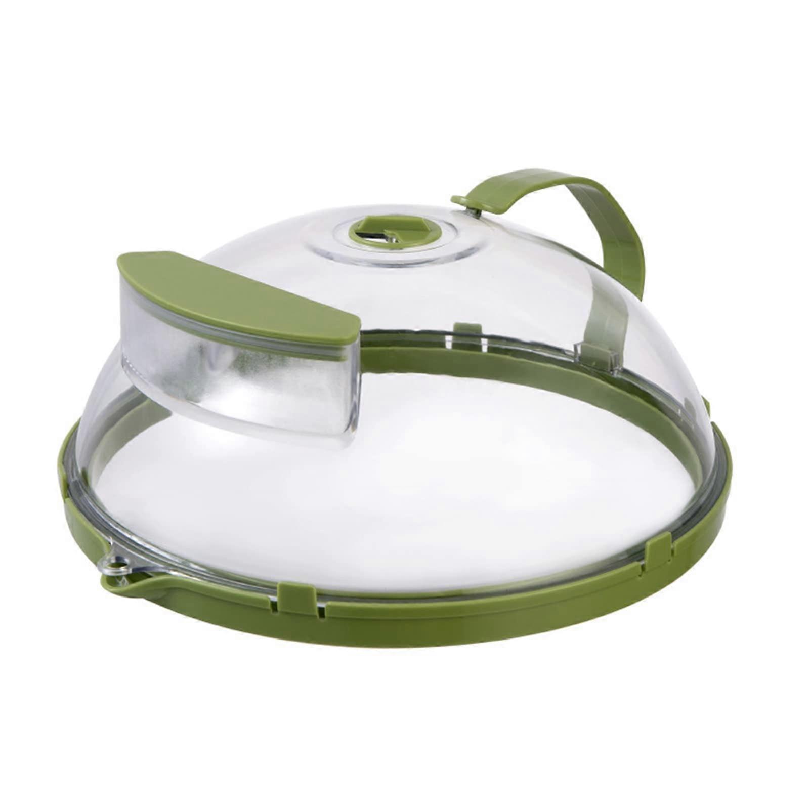 Microwave Cover for Food with Handle, 10.5 Inch Splatter Guard and Water Storage Box, BPA-Free Plastic材质