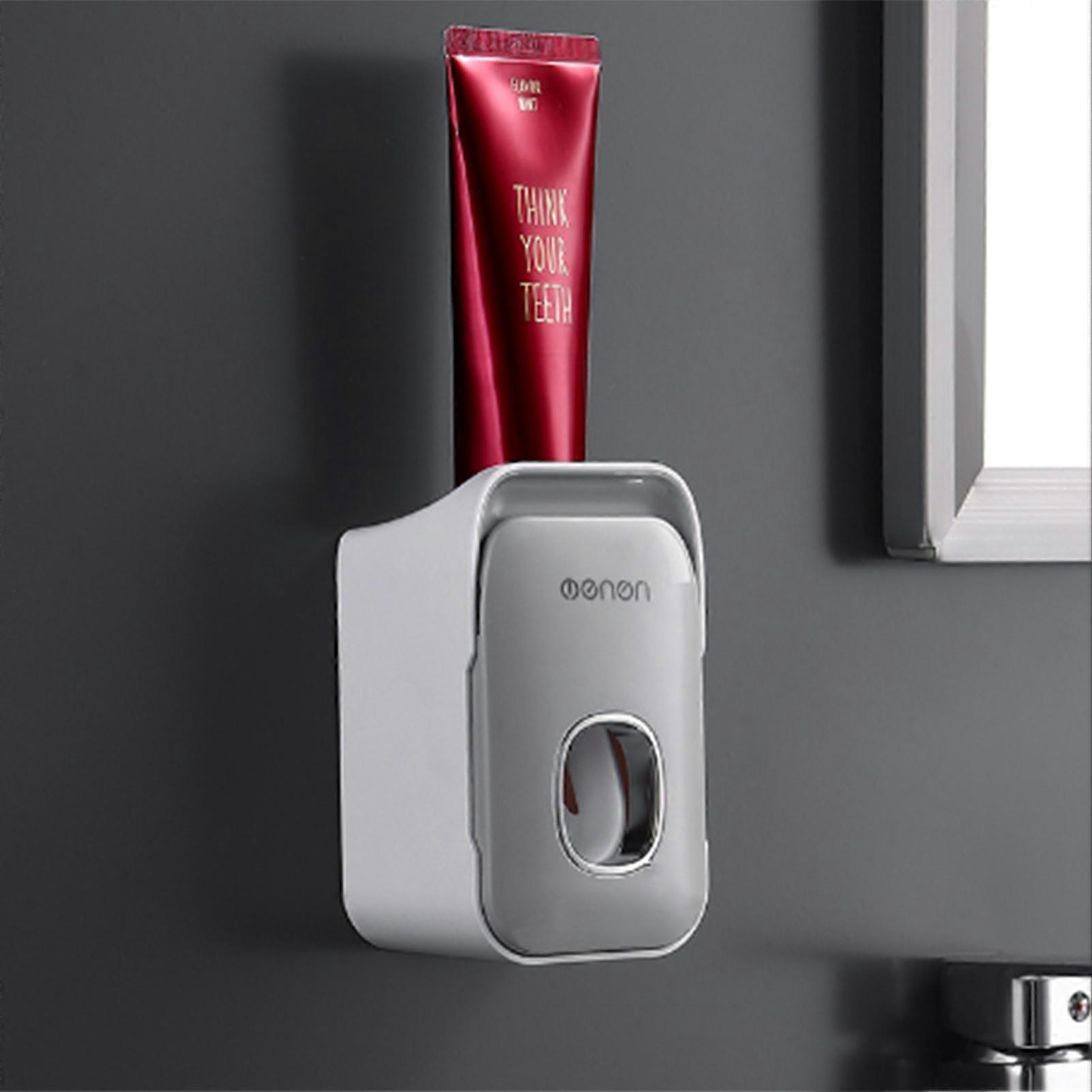 2-in-1 Automatic Toothpaste Dispenser Dust-Proof Plastic Toothpaste Dispensers