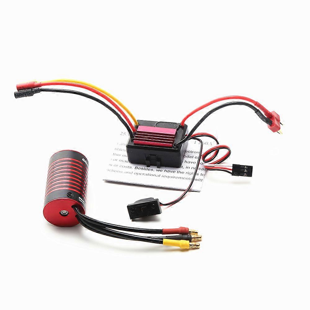 GTSKYTENRC αδιάβροχη 2845 αβούρτσιστη μηχανή 2800KV &; 35A χωρίς ψήκτρες αντικατάσταση ESC για το αυτοκίνητο τηλεχειρισμού F19A 1/10 HPI Trax4 HSP 1/12