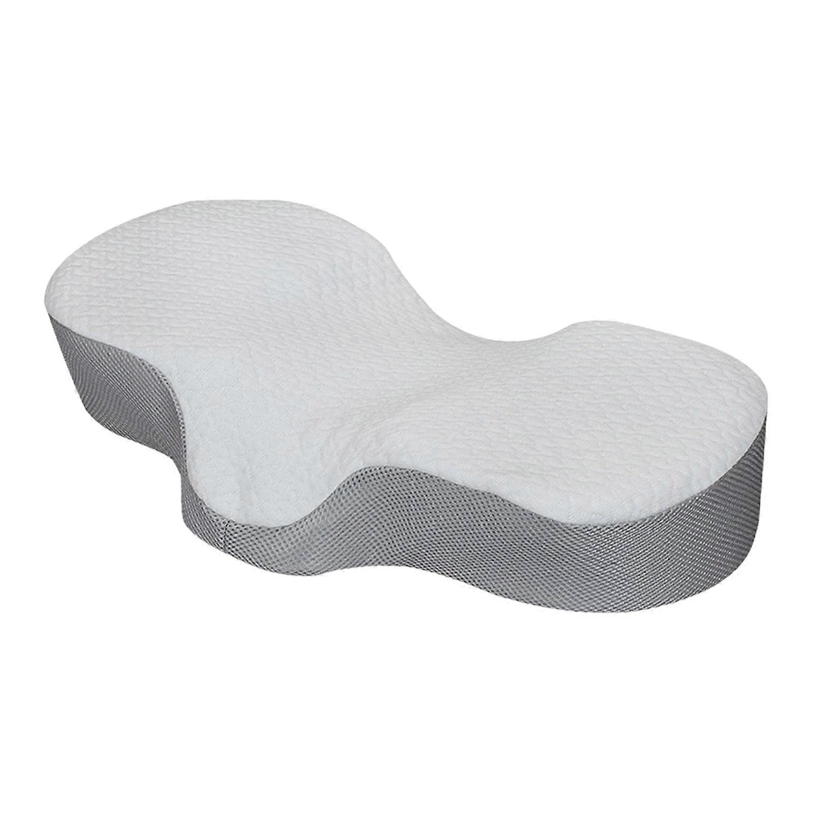 Neck Pillow Pillow for Sleeping Ergonomic Comfortable Breathable Sleeping Pillow Cervical Pillow for Back, Stomach or Sleeper, Style D