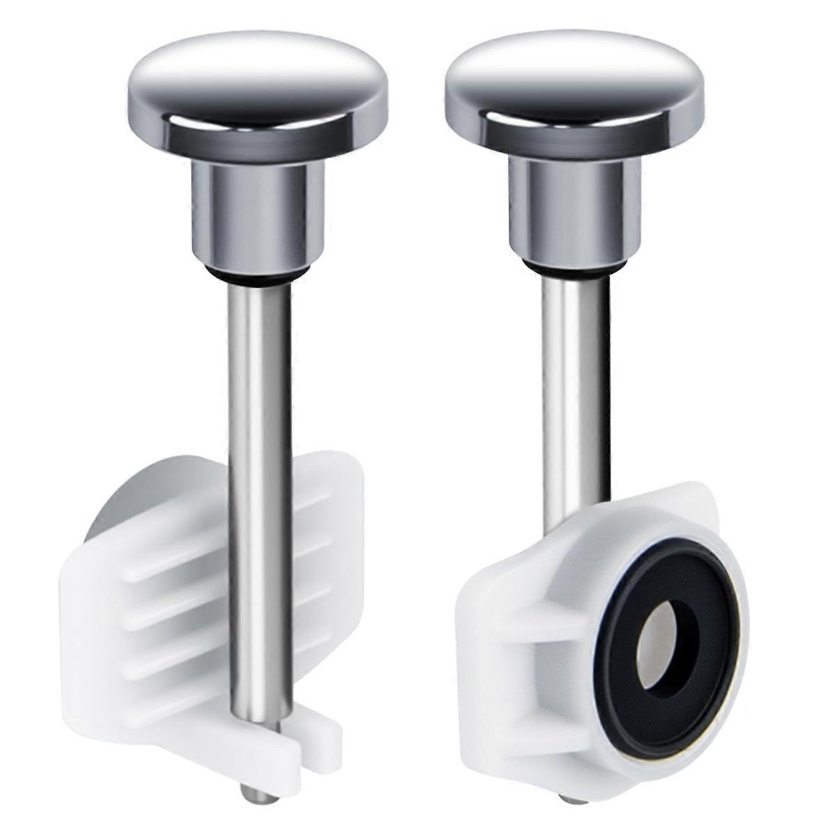 2-Pack Universal Tub Spout Diverter Repair Kit Silver