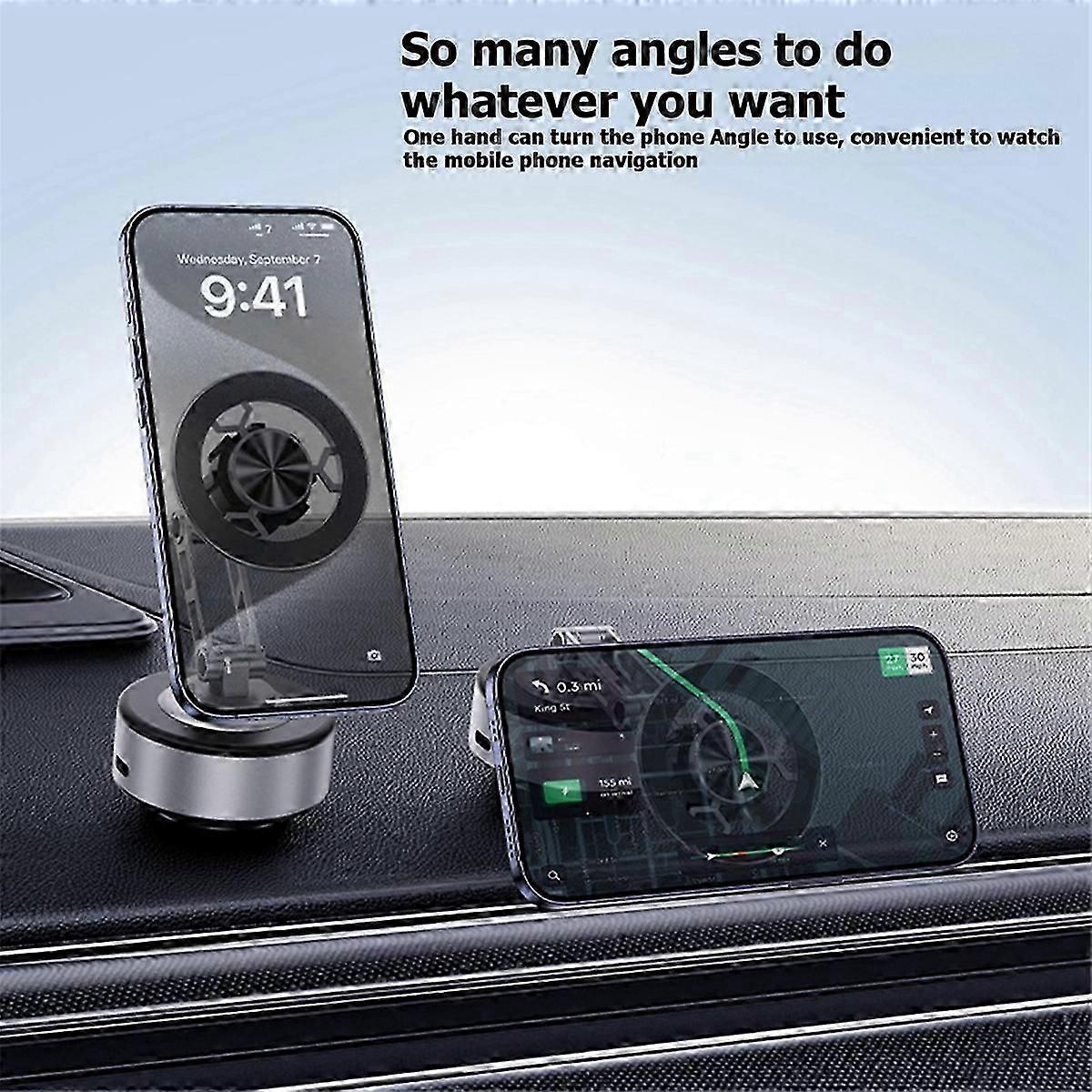 X91 Magnetic Car Mount, 360 Rotation,
