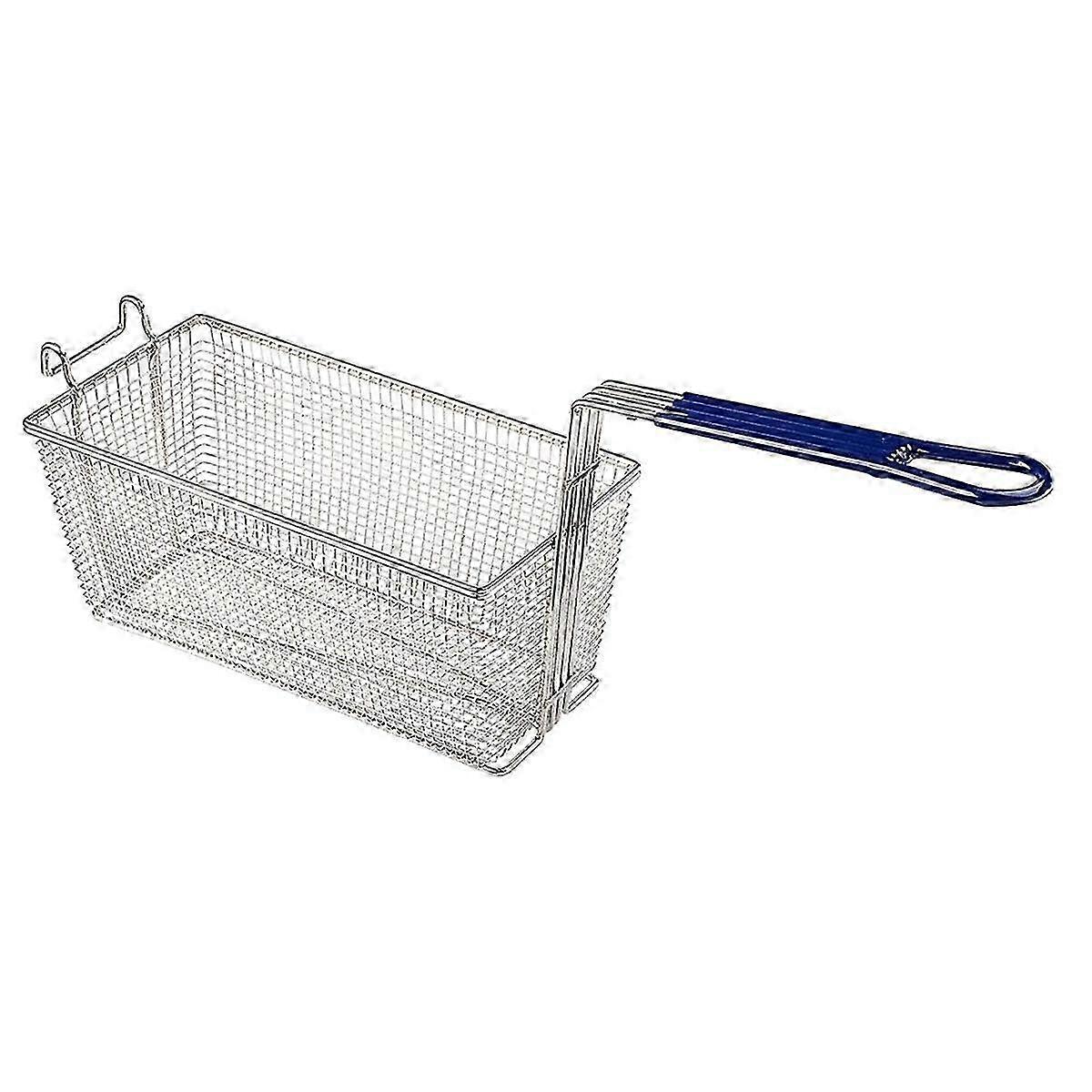 Deep Fryer Baskets with Non- Handle Nickel Plating Heavy Duty Construction Deep Fryer Basket
