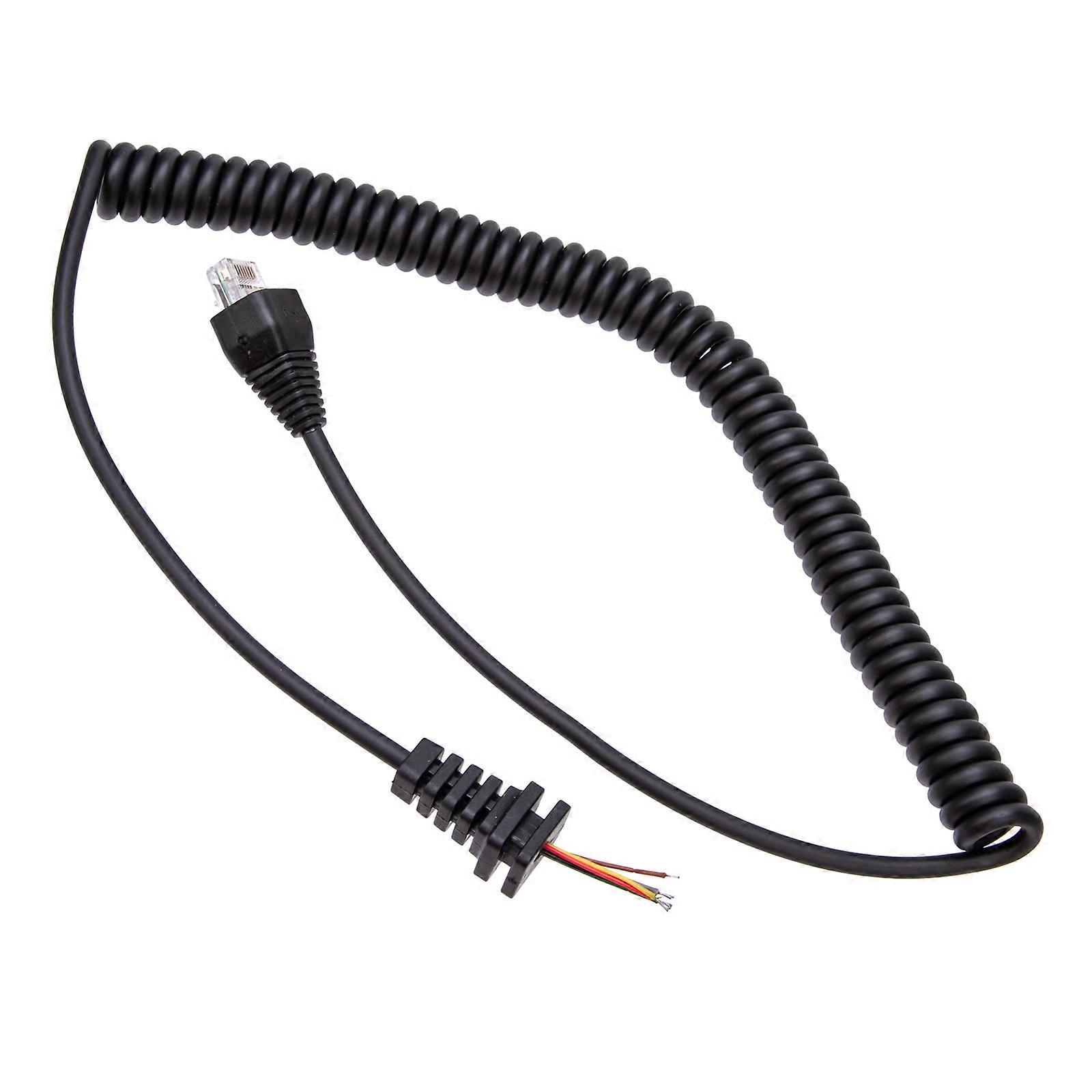 Speaker Microphone Cable Cord for YaesuVX2108 VX2208 VX2508 RJ45 8Pin MH-67A8J Mobile Radio Replacement Wire