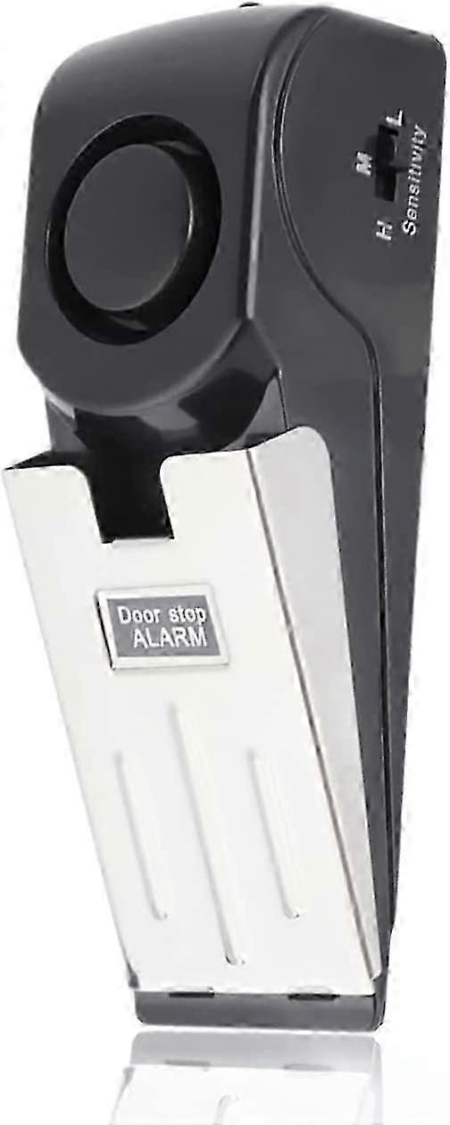 Door Stop Alarm, 120dB Home Travel Burglar Alarm, Home Security System Stopper Security Tool (battery not included)