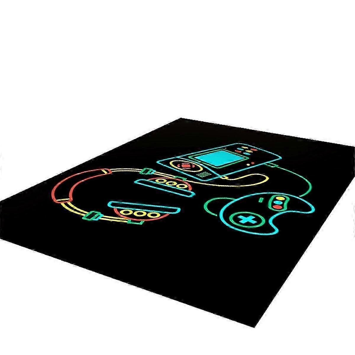 3D Gaming Machine Handle Room Carpet Home Bath Bed Living Restaurant Floor Mat Rug,120X160CM,C