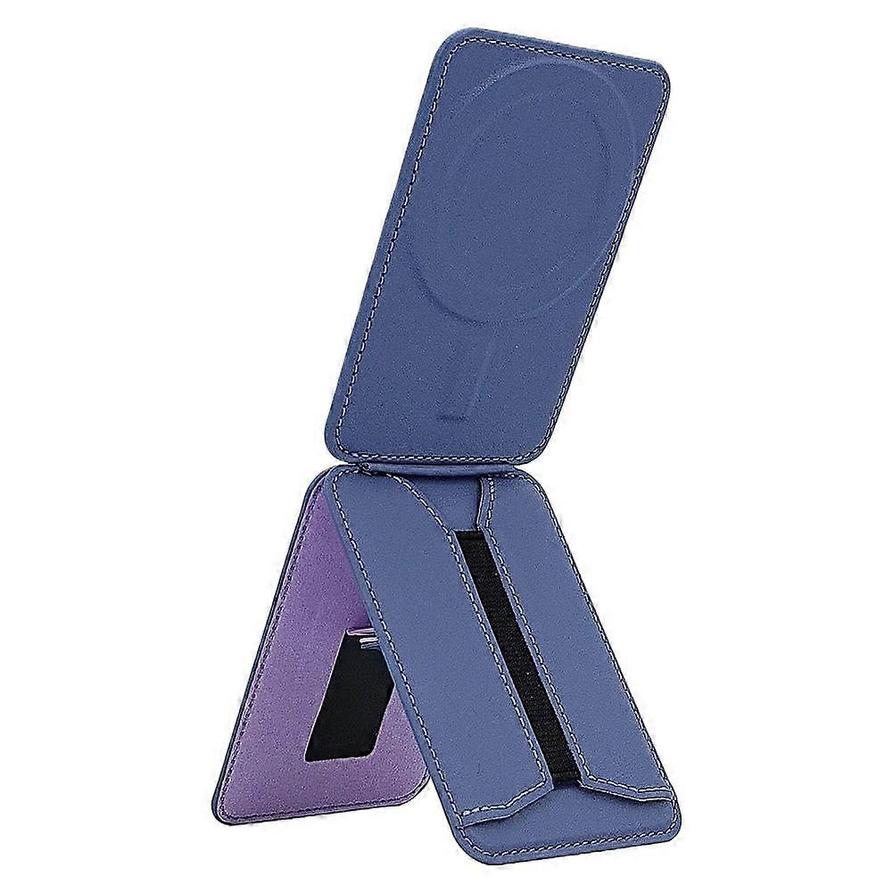 Purple (E)$ Applicable to iPhone 14/15/16 Magnetic Bracket Card Holder for MagSafe Portable Live Broadcast Selfie Multi-function Tripod