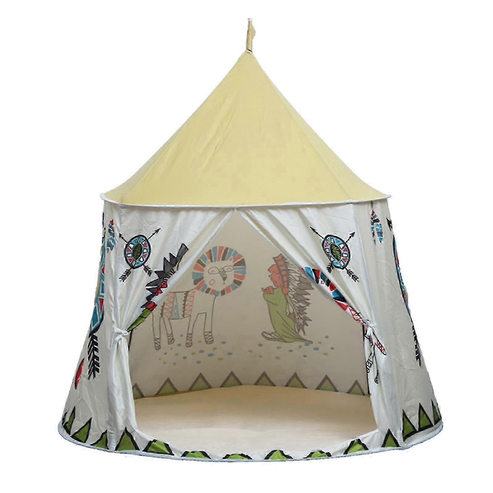 خيمة لعب أطفال محمولة لغرف اللعب ، هدية مثالية ، خيمة قلعة قابلة للطي لحفلات الشواء ، والرعاية النهارية ، والمتنزهات ، والنزهات
