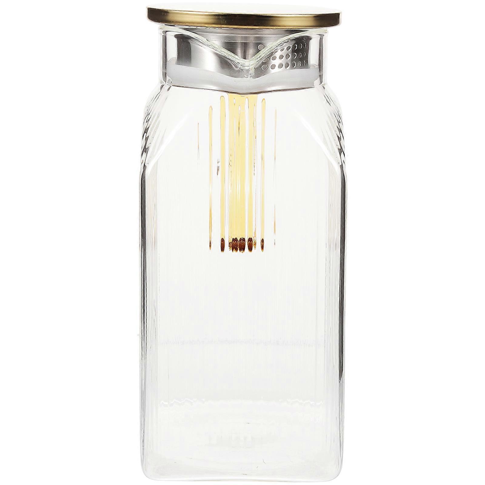 Sleek glass pitchers perfect for serving cold water, teas, and refreshing juices