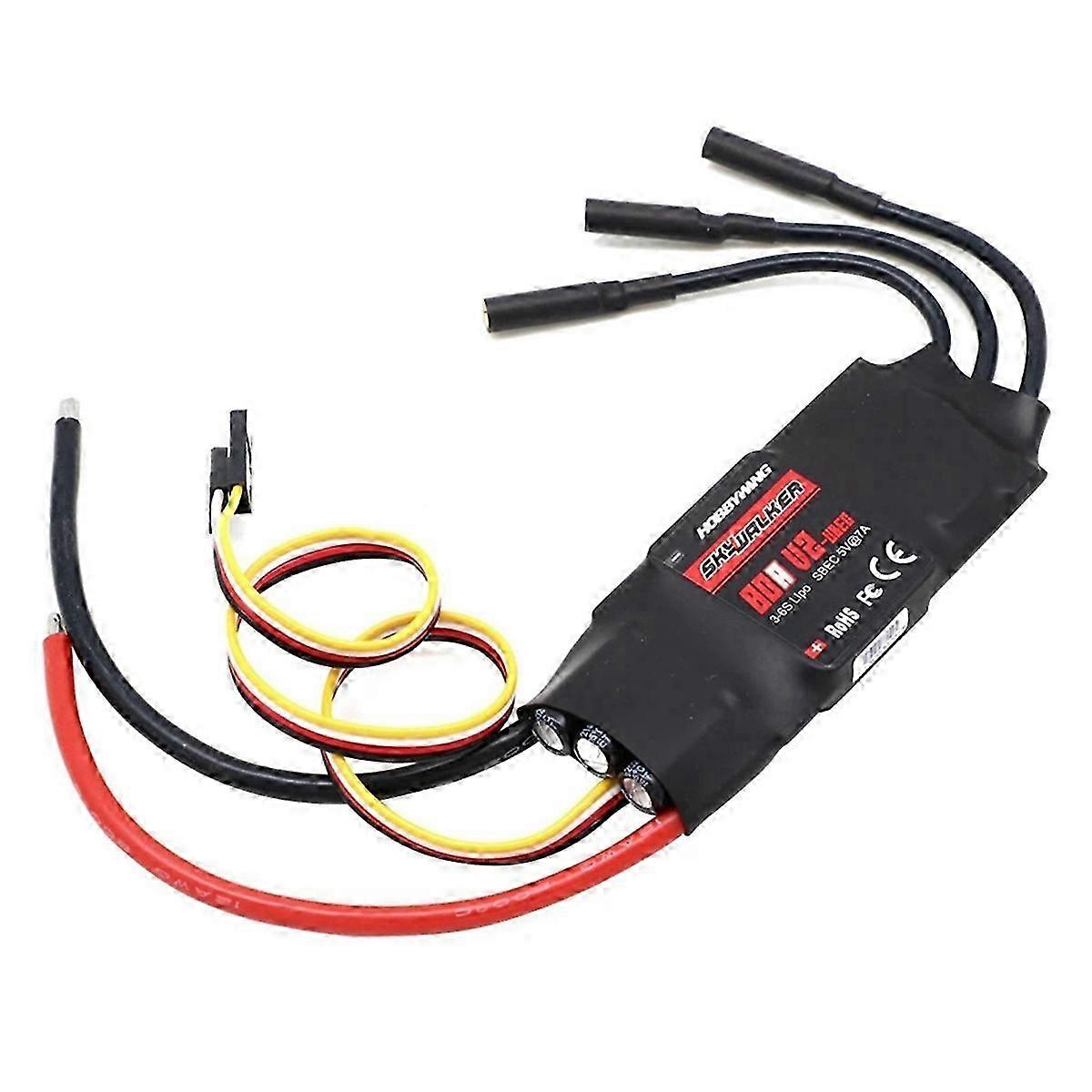 80A V2 ESC Controller with UBEC for RC Helicopters Fixed Wing Electronic Speed Controller