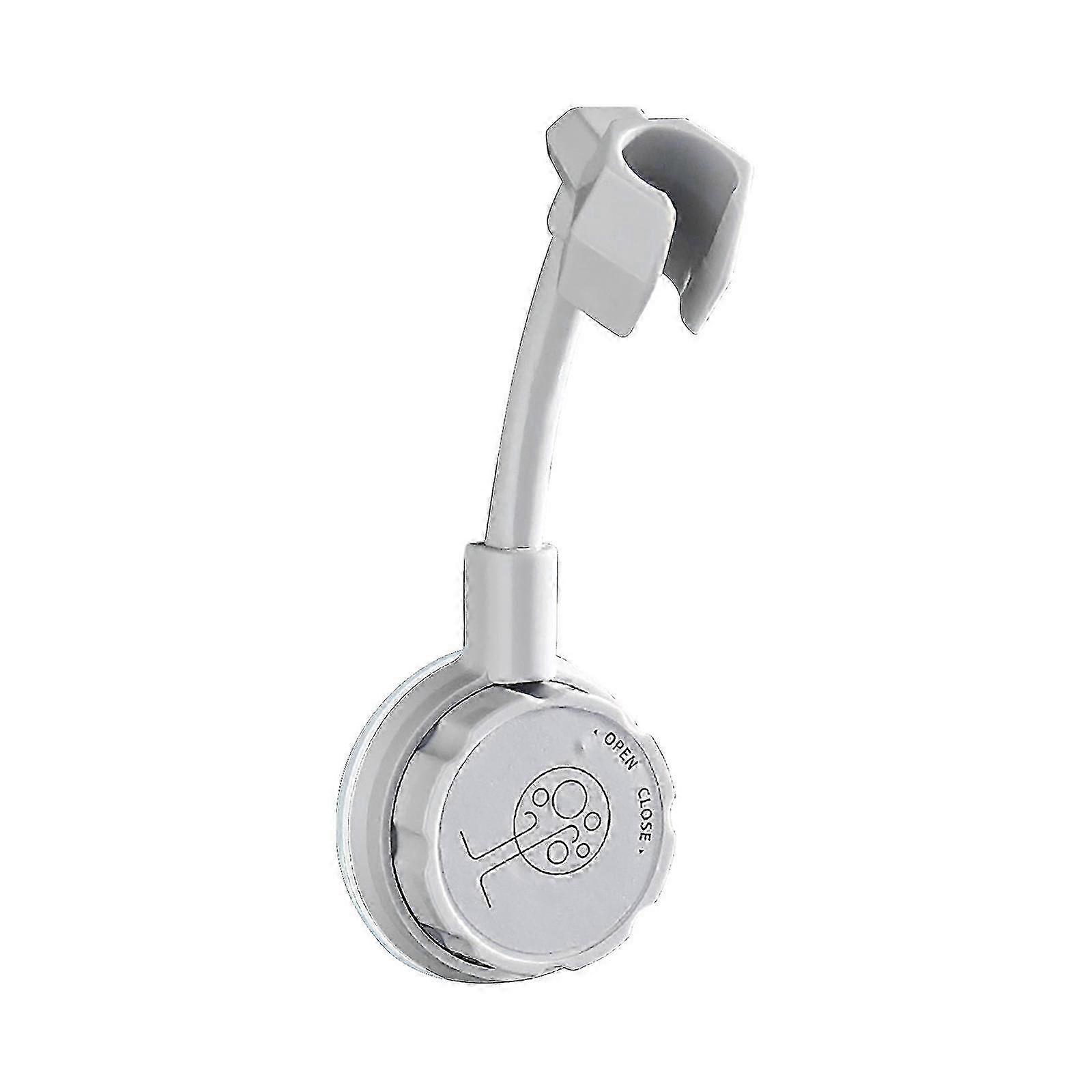 Wall-Mounted Adjustable Rotating Shower Head Bracket No-Drill Holder