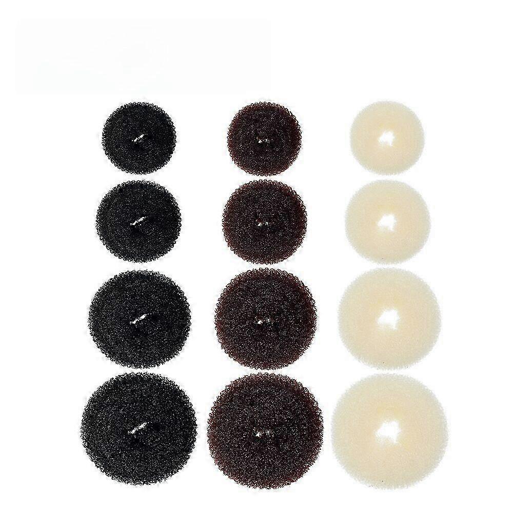 Blume Kopf Kopfschmuck Haarring Kugelkopf Werkzeug Donut Haarlockenstab für faules Styling