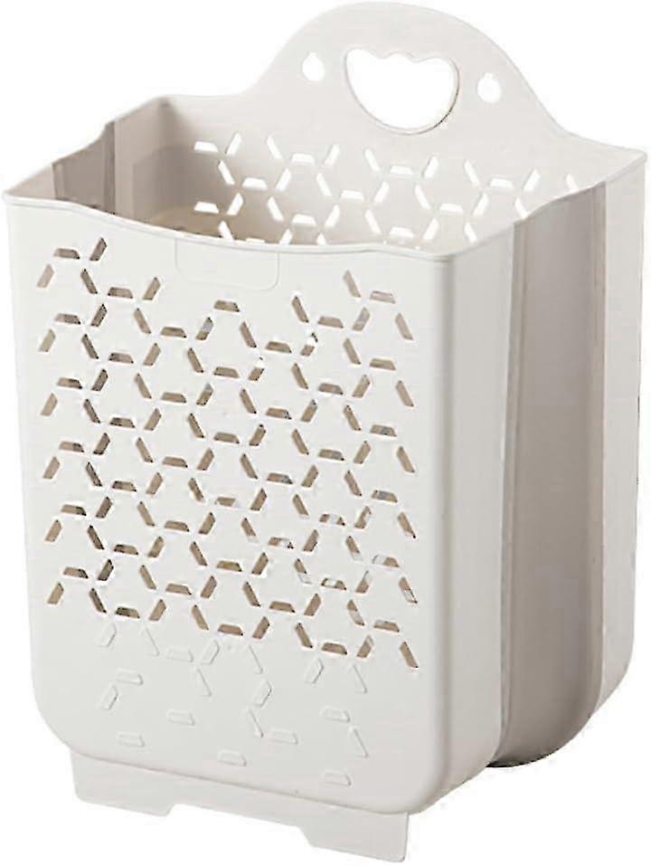 Foldable Laundry Basket - Space Saving Plastic Hamper