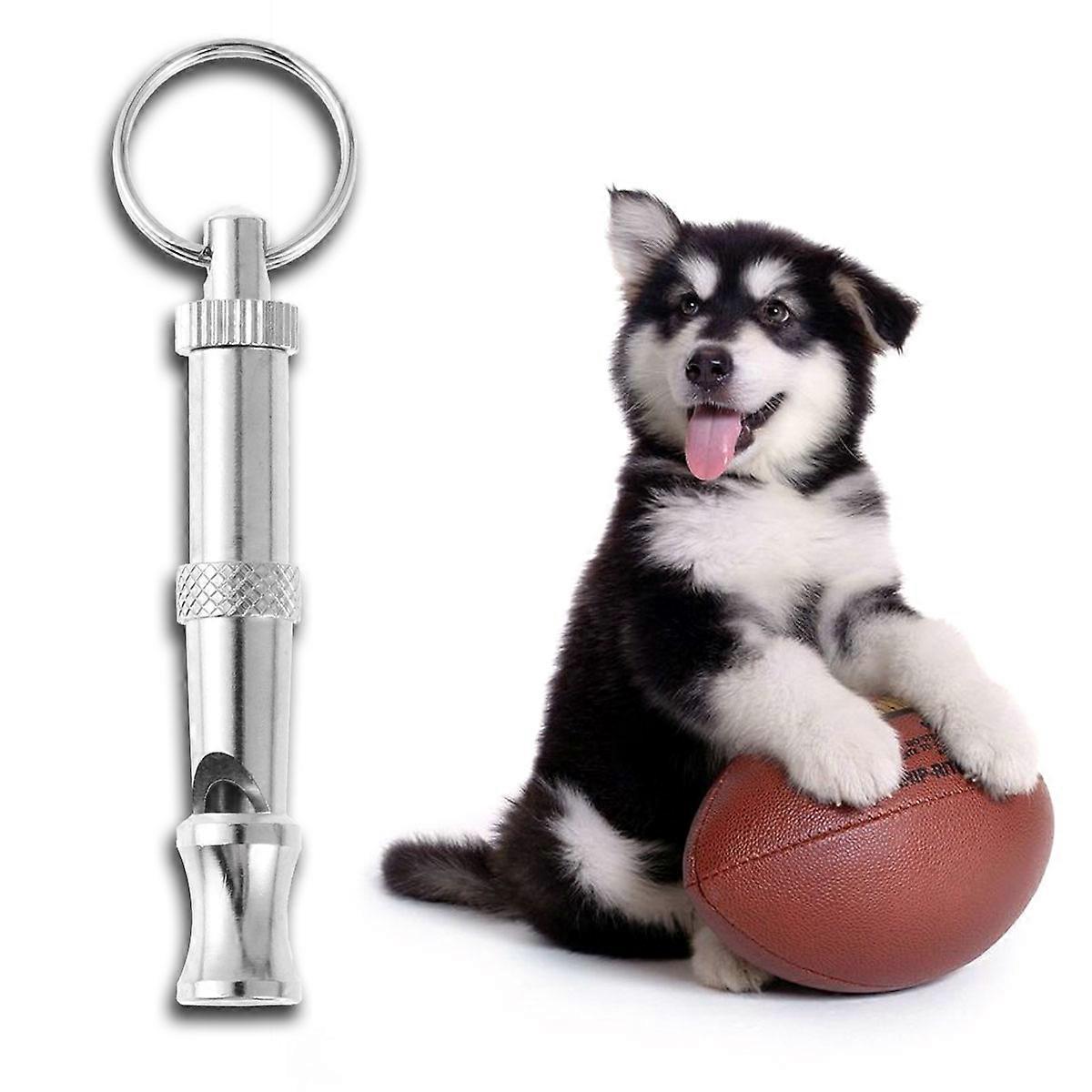 Ultrasonic Dog Whistle Training Device, Lightweight Portable Copper Plated with Lanyard for Puppy Bark Control Suitable for Various Breeds