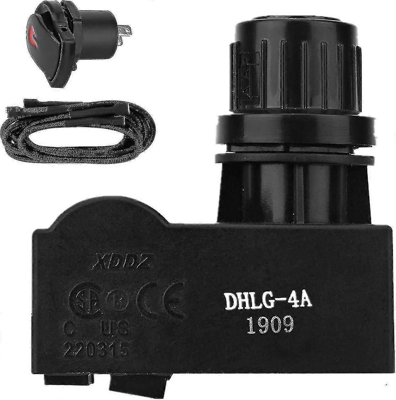 Electric Igniter Replacement Kit for Char Grill Models with Ignition Module & 4-Socket