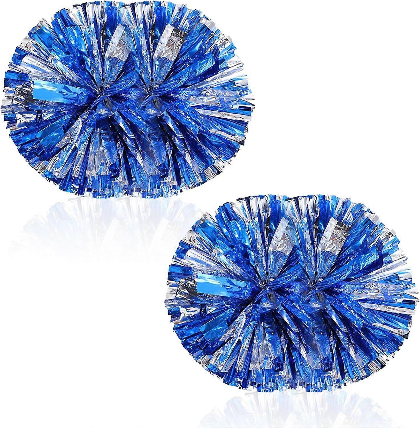 2025 Latest Model 2 Pack Cheerleading Poms, Cheer Poms for Kids, Cheerleader Poms for Part