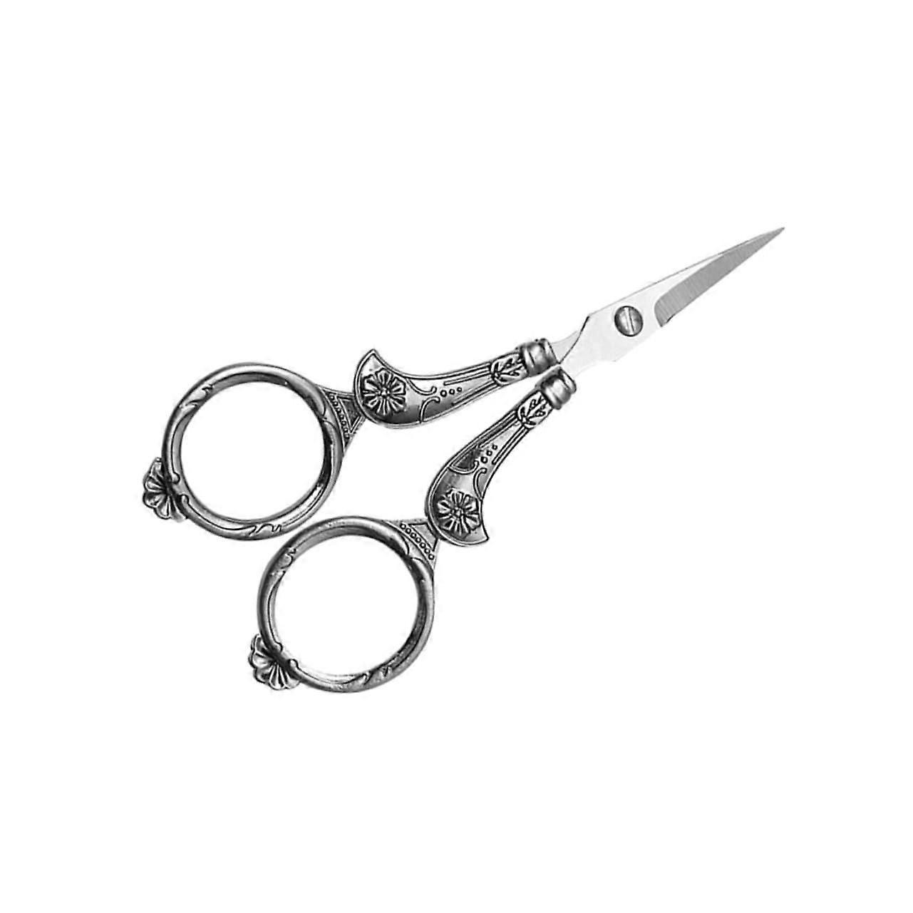 retro embroidered scissors sewing antique scissors embroidery thread pliers