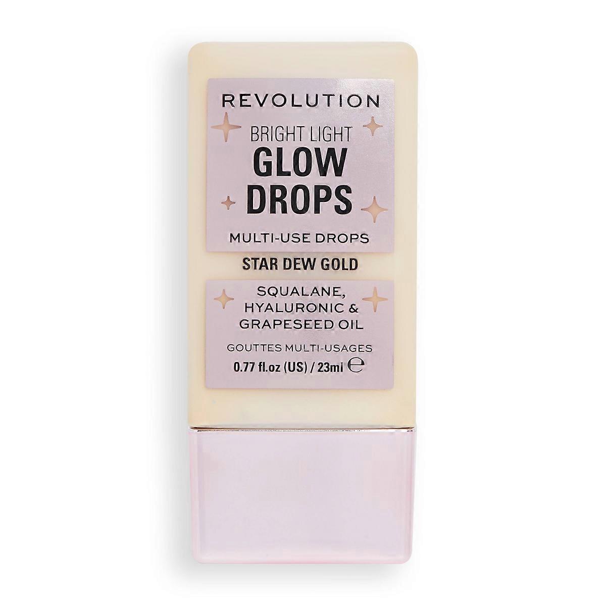 Makeup Revolution Bright Light Bronzing Drops, Golden Star Dew - 0.77 Fl Oz