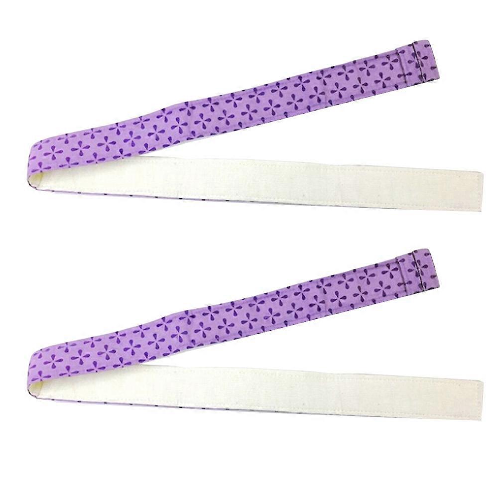 Cake Baking Supplies Bake Even Strip Cake Rings for Baking Purple 88x4cm Edge Cooling 2Set