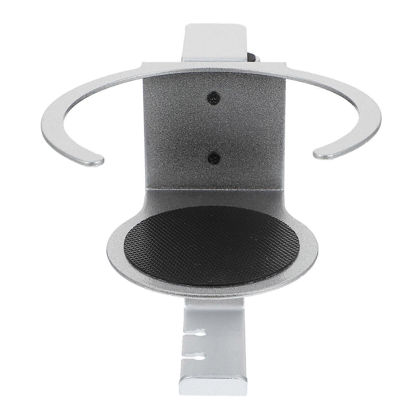 Silver Aluminum Alloy Headset Hanger Hook for Office Use with Adjustable Design Fits Most Tables
