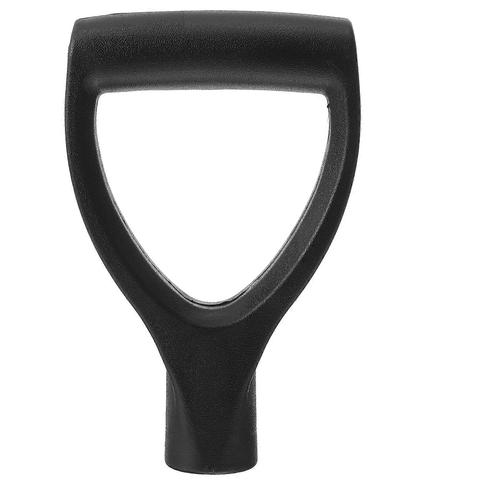 Triangle-designed Garden Handle Grip Practical Parts for Replacement Black Plastic