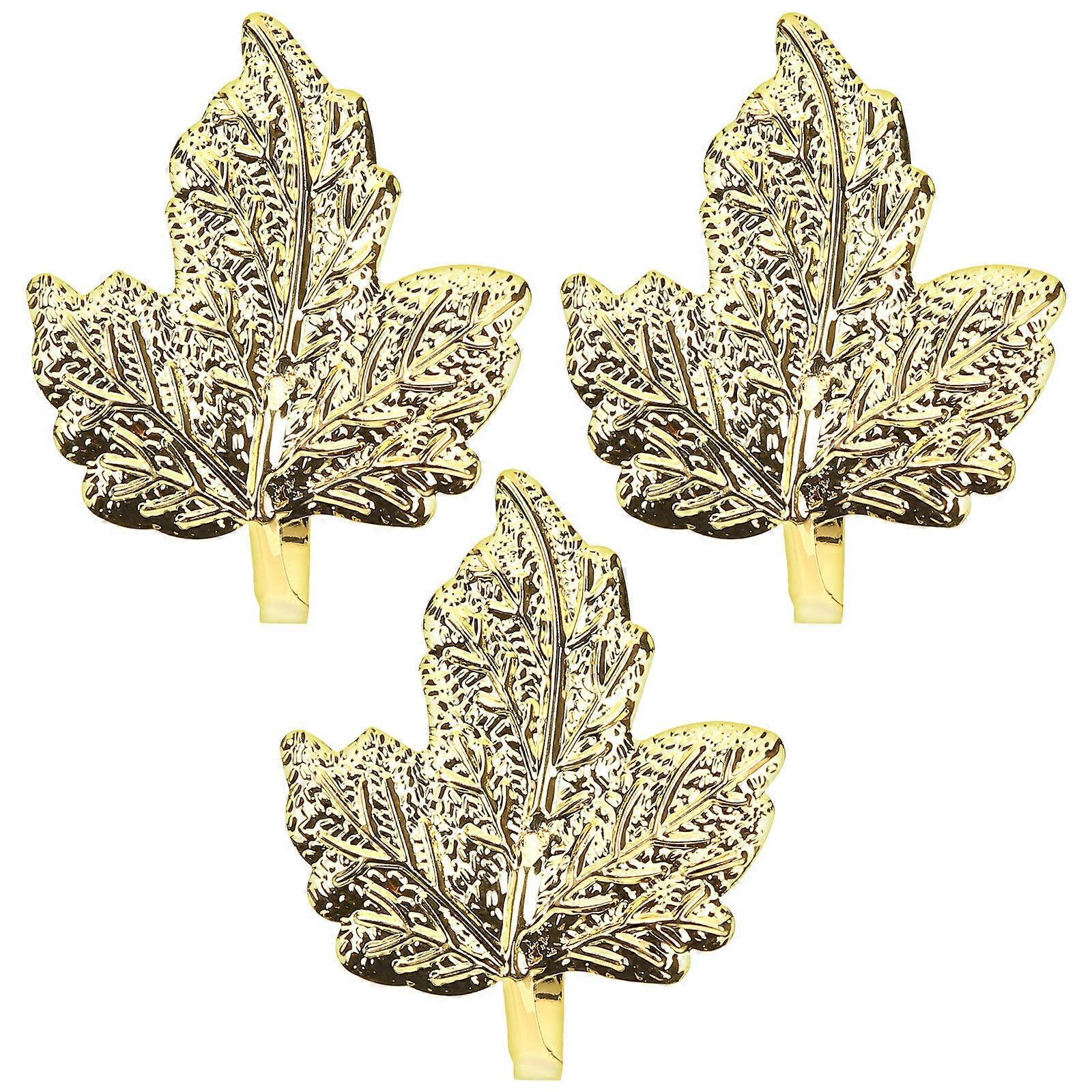 Holidays Napkin Ring Table Decoration .3X5CM Electroplating 3Pcs