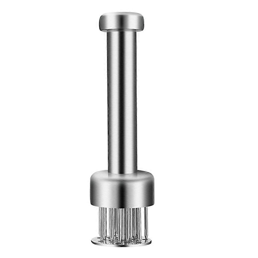 Piercing Meat Tenderizer Stainless Steel Lightweight For Kitchen Use Silver 1Pack