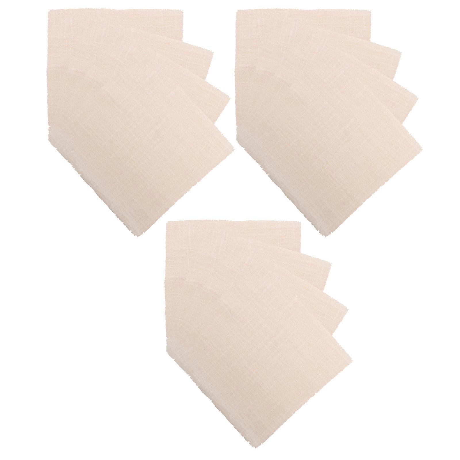 Dinner Table Napkins Polyester Napkins For Hotel Use 43.00X43.00CM 12Pcs