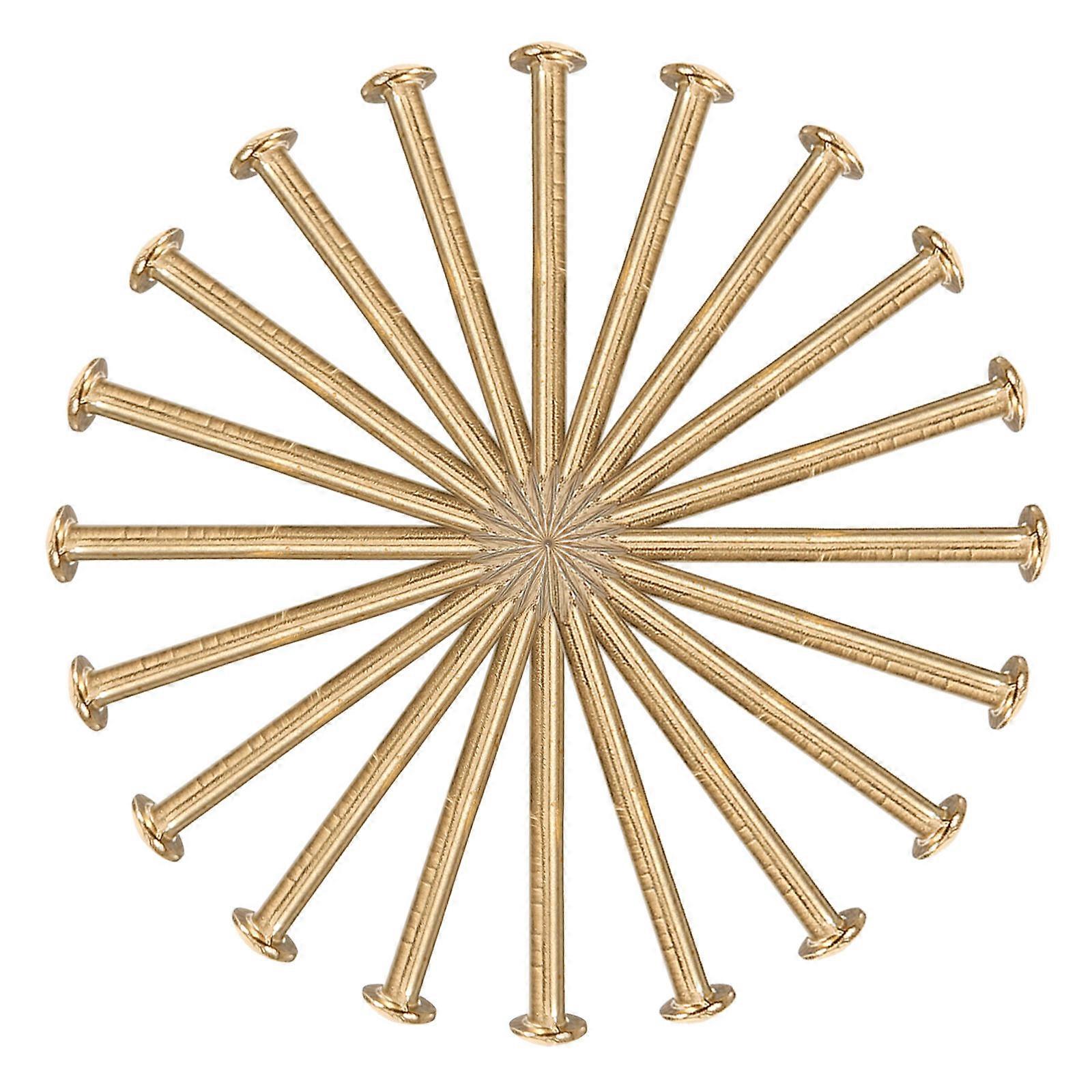 Small Nails For Crafts Solid Brass Nails Home Decoration Fastening 100Pcs