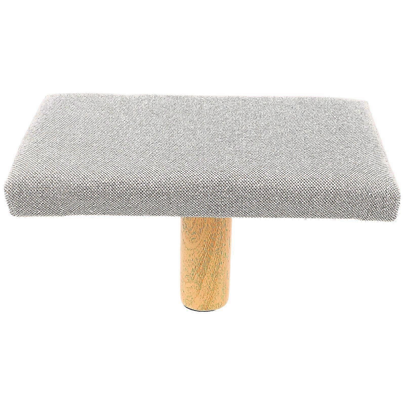 Wooden Meditation Bench Stool with Cushion
