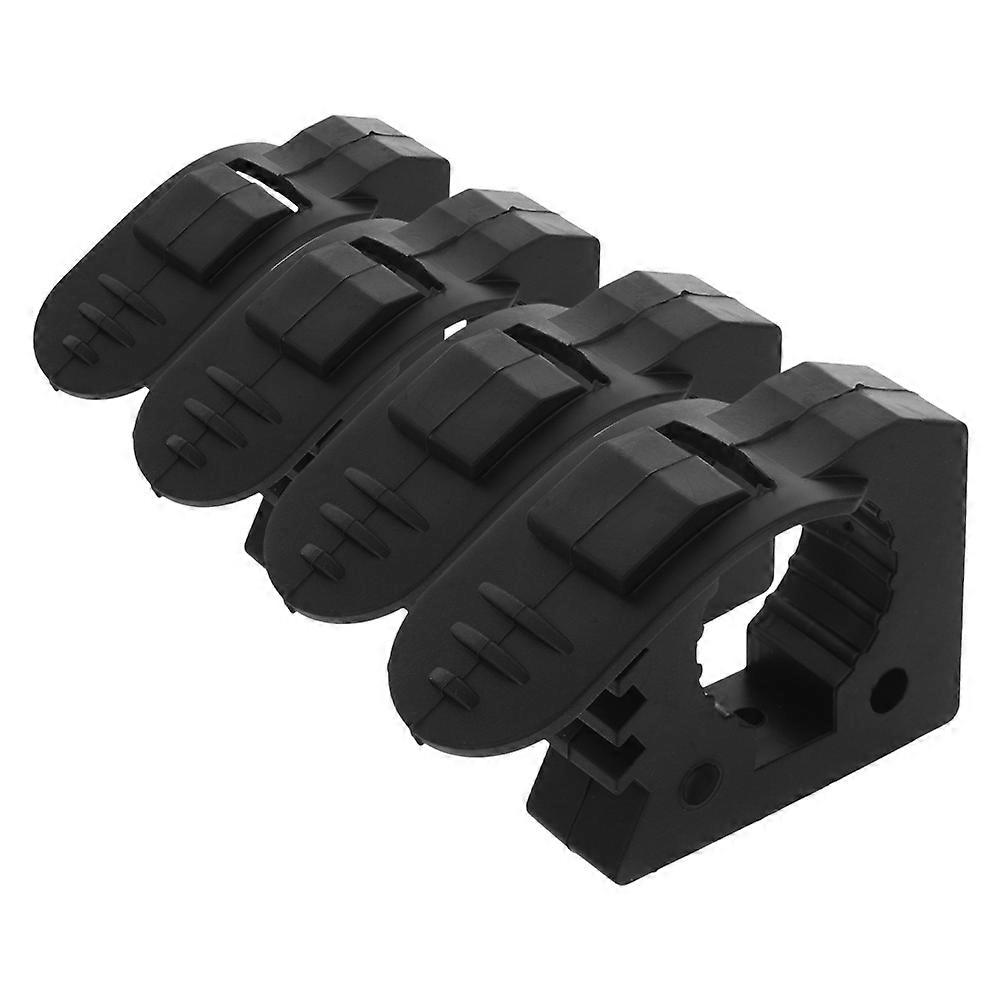 4pcs Durable Rubber Pipe Mounts Quick Clamps for Truck Boat Automotive Custom Modifications Tool Holders Utility Clamps