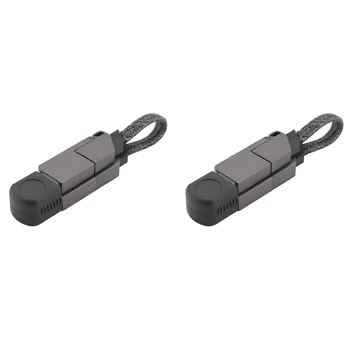 6In1 Multifunctional Fast Charging Cable Keychain PD A