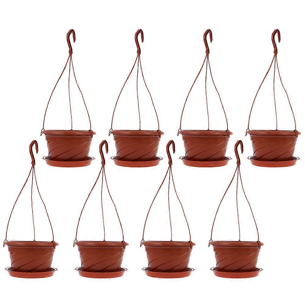 Flower Pot Holder Plastic Space-saving Resistant to Harsh Winter Temperatures 8Sets