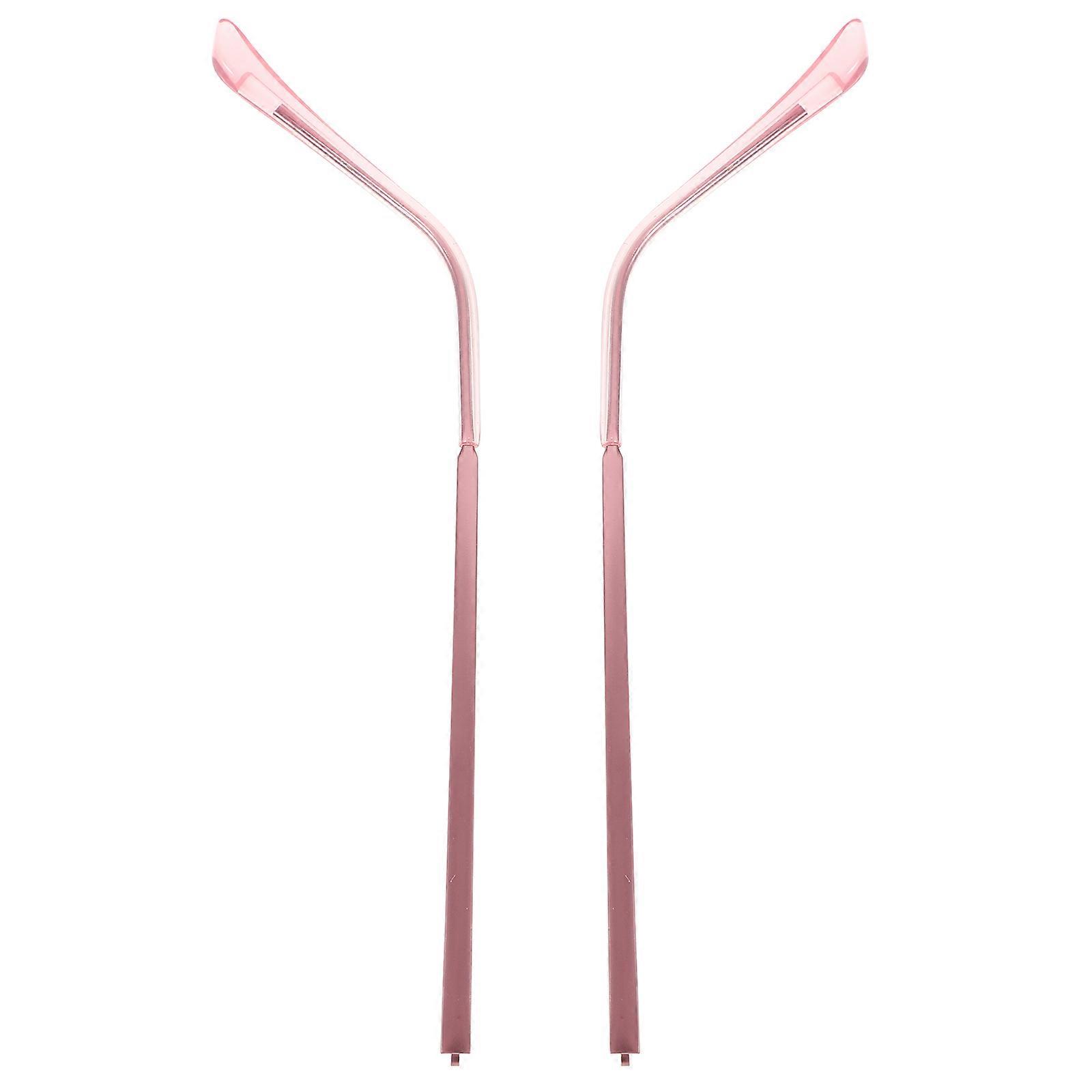 Eyeglasses Replacement Accessories Delicate For Exercise Pink 13.50X2.50X0.50cm 1 Pair