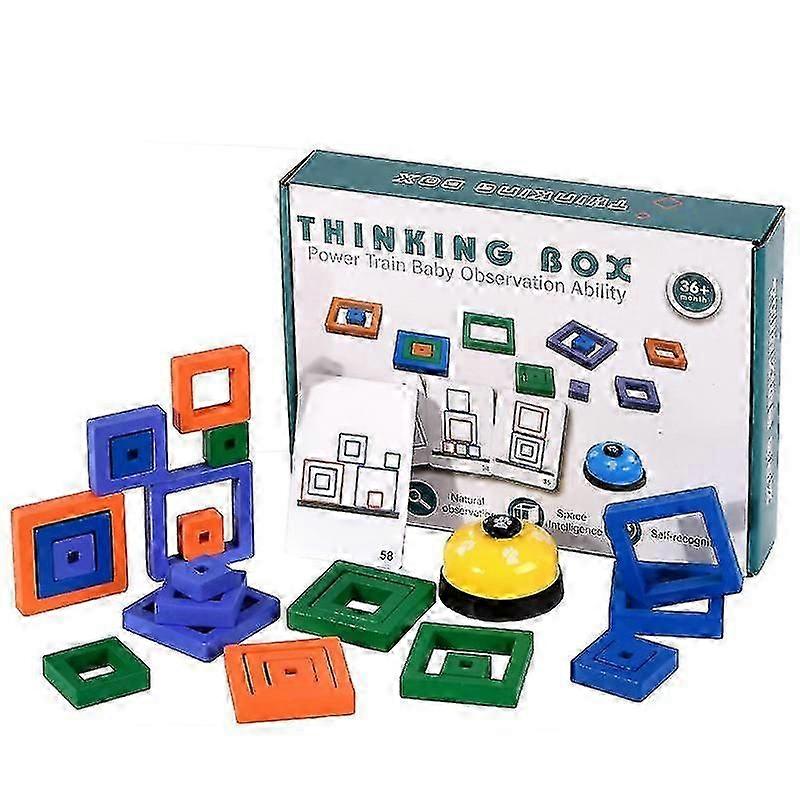 Double Thinking Cube Children's Educational Thinking Training Toys Multifunctional Two-player Match Game