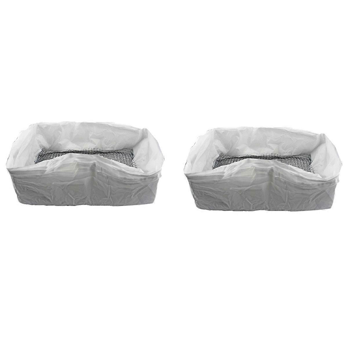 10Pcs Reusable Cat Feces Filter Hands Free Pet Cat Excrement Liners Elastic Sand Bag Filter Hygienic