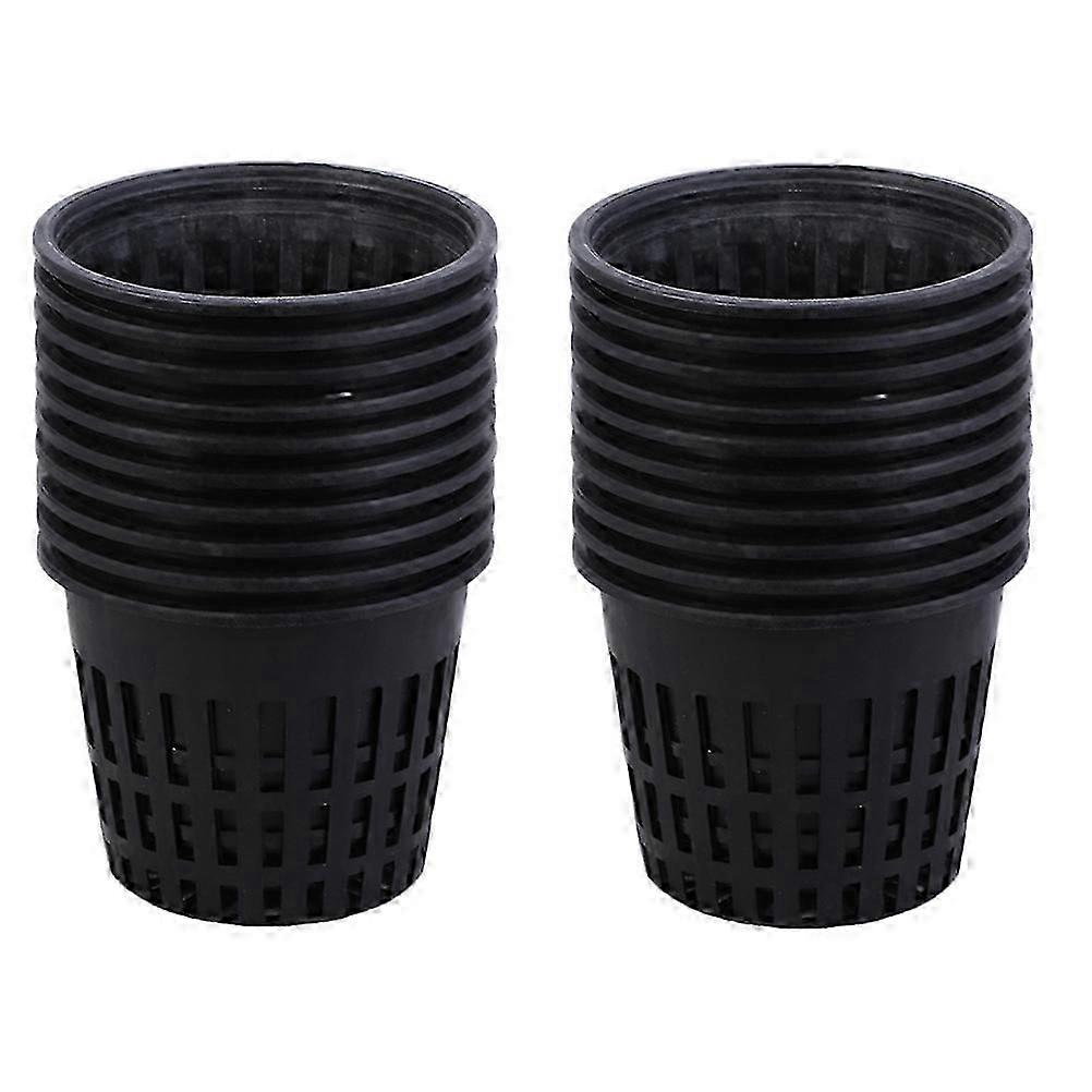 20pcs Useful Planting Bucket Soilless Culture Net Cups Plastic Planting Bucket