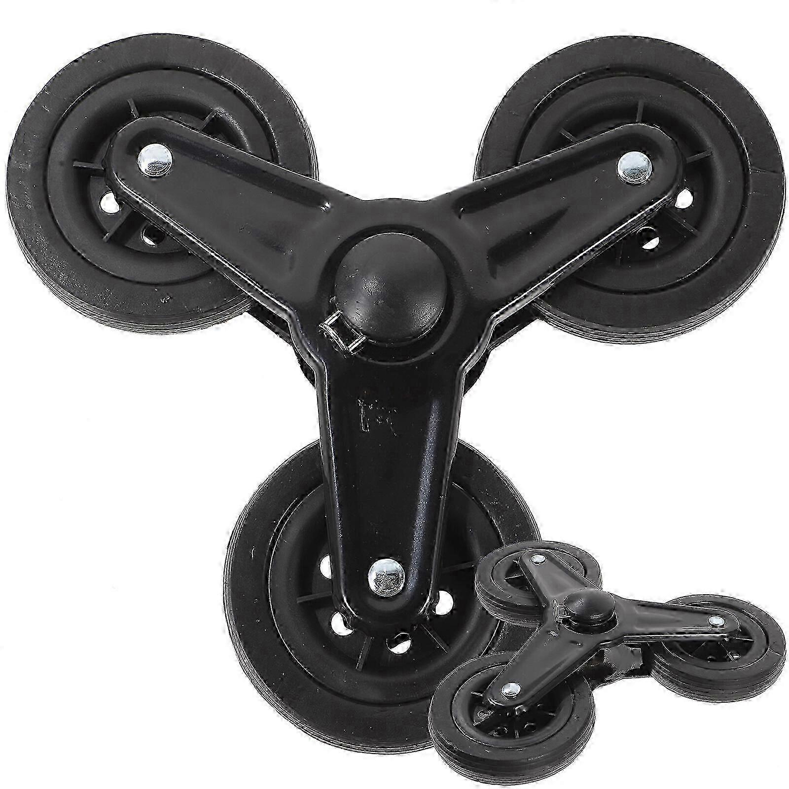 1 Pair Shopping Trolley Caster Replacement Wheels for Shopping Carts Triangle Design