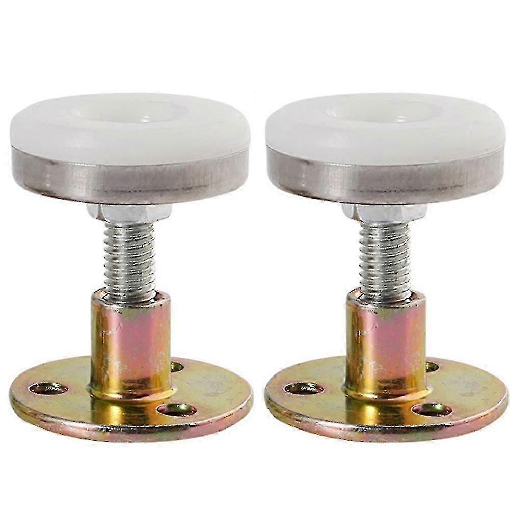 2pcs Adjustable Threaded Anti-shake Bed Frame Telescopic Room Wall Support Tool
