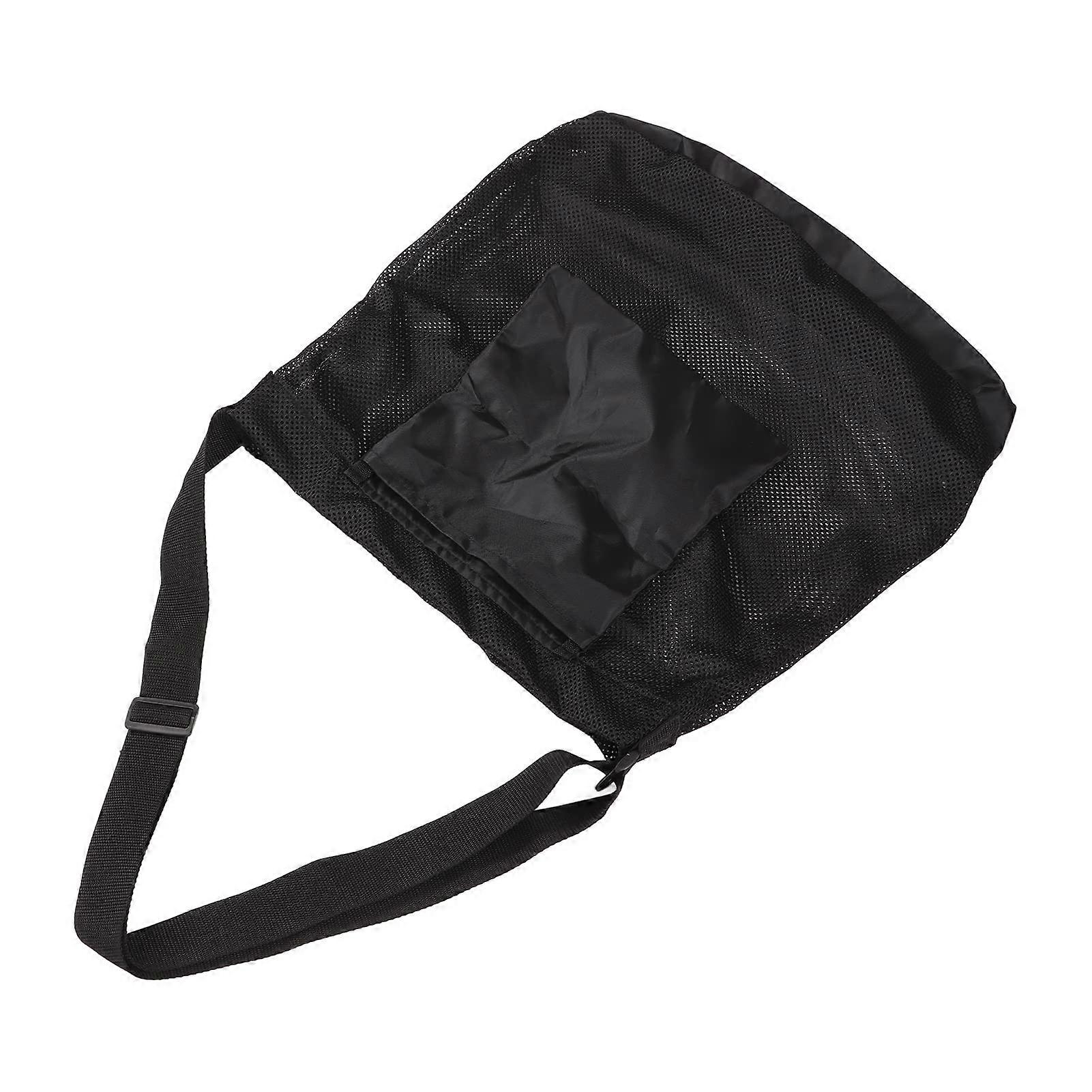 Mushroompicking bag with large capacity, portable, adjustable strap, washable, breathable mesh. Ideal for