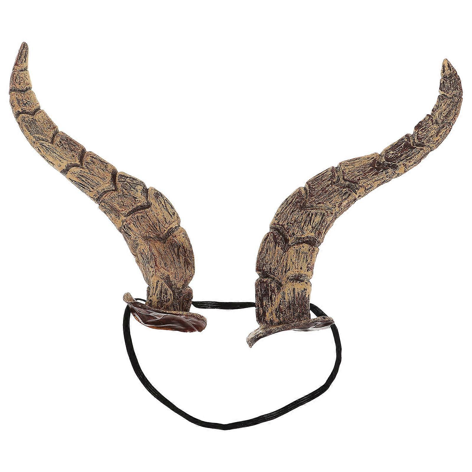 Unisex Bull Horn Headband – Comfortable, Halloween Cosplay Accessory for Parties, Distinctive Design, Reusable for Multiple Occasions