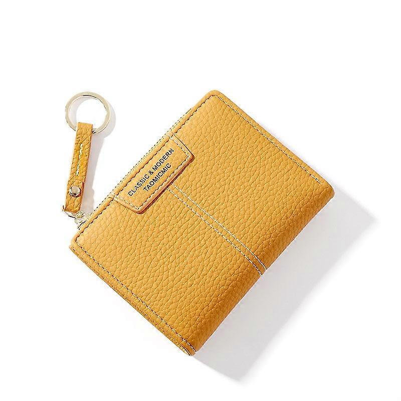 928666 Multi-Card Keychain Coin Purse Short Ladies Wallet